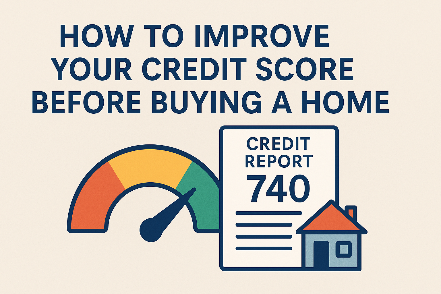 How to Improve Your Credit Score Before Buying a Home