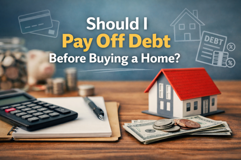 Should I Pay Off Debt Before Buying a Home?