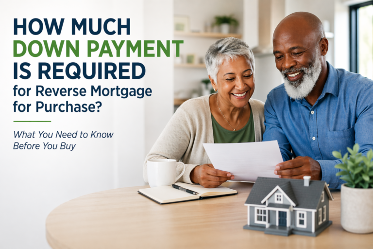 How Much Down Payment Is Required for a Reverse Mortgage for Purchase?